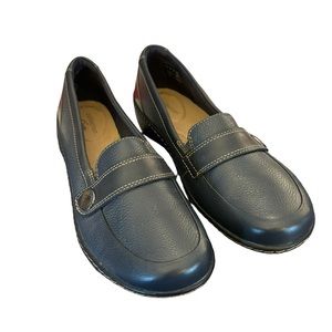 Clark's‎ Women’s Blue Cora Daisy Loafer Size 7